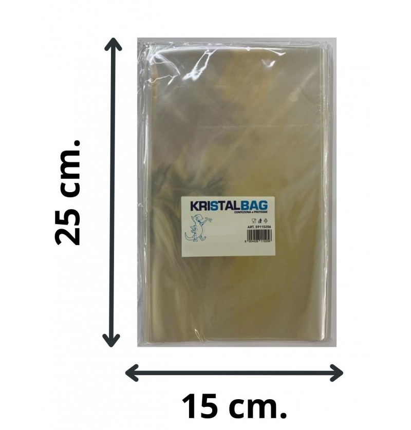 BUSTA REGALO PERLATA 20x35 Azzurro