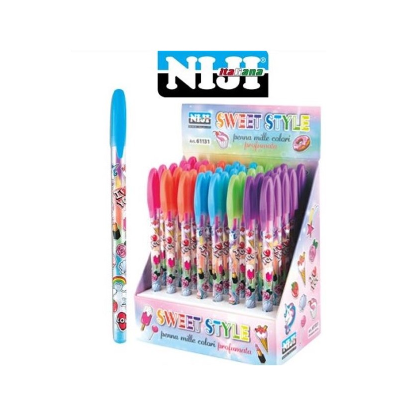 Penne Gel Glitter Koh-I-Noor. Astuccio 10 colori con brillantini assortiti  - Koh-I-Noor - Cartoleria e scuola