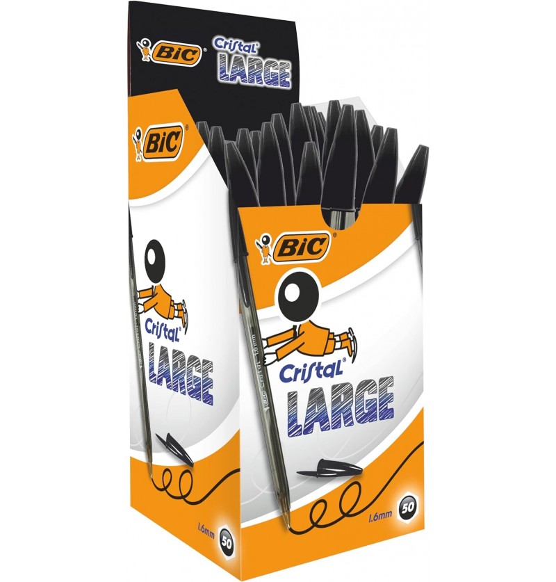 PENNA BIC CRISTAL LARGE 1.6  Nero