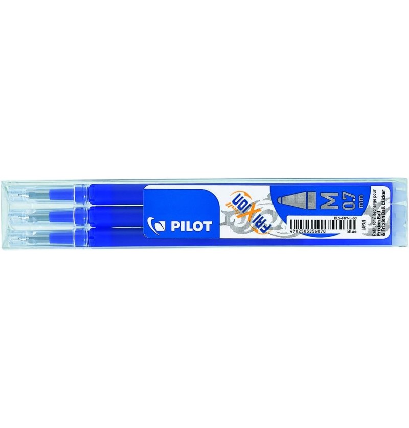 REFILL PILOT FRIXION 0,7 3PZ Blu