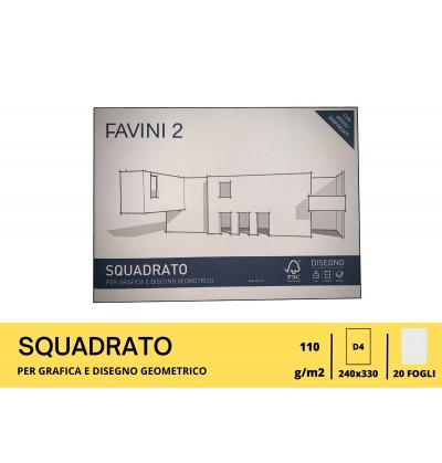 ALBUM FAVINI GR110 FG20 24X33 C/A Liscio Squadrato